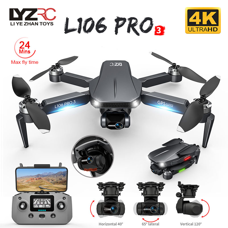 L106 Pro 3 Drohne 5G WIFI FPV  – Drone Gimbal Brushless Bewertung und Preis