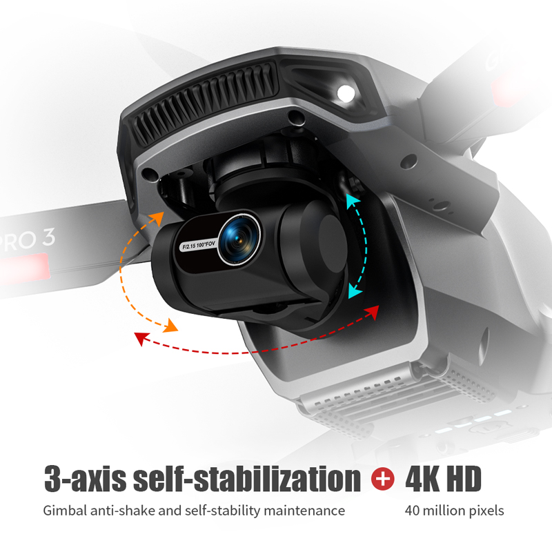 L106 Pro 3 Drohne 5G WIFI FPV  – Drone Gimbal Brushless Bewertung und Preis